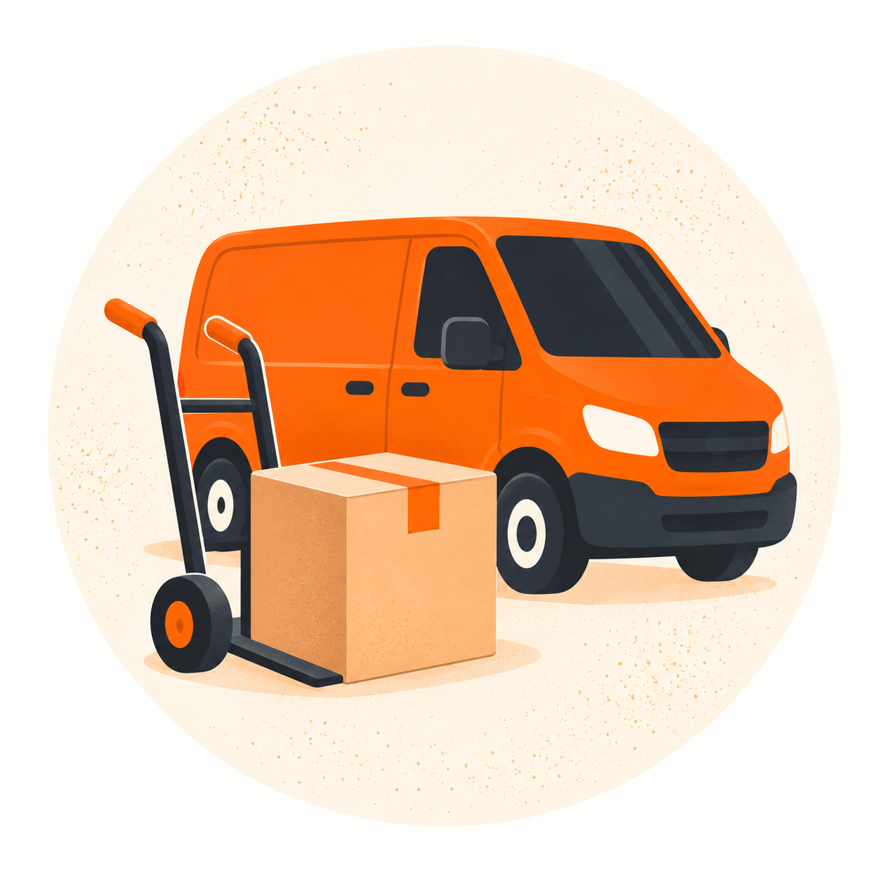 Illustration av transport och bortförsel